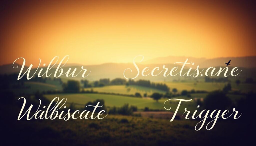 A serene, nostalgic scene of classic horse names etched in elegant calligraphy against a timeless backdrop. The foreground features a curated collection of beloved equine monikers - Wilbur, Seabiscuit, Secretariat, Trigger - their timeless appeal captured in flowing, handwritten script. The middle ground showcases a tranquil, pastoral landscape of rolling hills and verdant meadows, evoking a sense of enduring tradition. The background is softly lit with a warm, golden glow, creating an atmosphere of enduring elegance and charm. The entire composition conveys a sense of classic equestrian heritage and the lasting appeal of these iconic horse names. A serene, nostalgic scene of classic horse names etched in elegant calligraphy against a timeless backdrop. The foreground features a curated collection of beloved equine monikers - Wilbur, Seabiscuit, Secretariat, Trigger - their timeless appeal captured in flowing, handwritten script. The middle ground showcases a tranquil, pastoral landscape of rolling hills and verdant meadows, evoking a sense of enduring tradition. The background is softly lit with a warm, golden glow, creating an atmosphere of enduring elegance and charm. The entire composition conveys a sense of classic equestrian heritage and the lasting appeal of these iconic horse names.