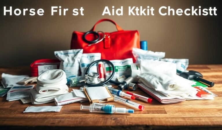 Horse First Aid Kit Checklist