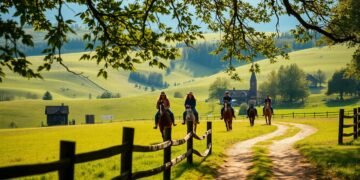 Horseback riding vacations for beginners