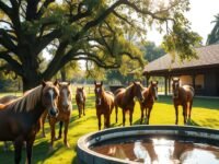 how to keep a horse cool summer heat tips