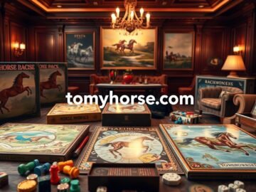 horse racing board game