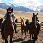 Beginner-friendly ranch in Montana with horses and mountain backdrop
